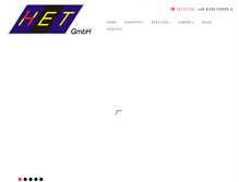 Tablet Screenshot of h-e-t.de